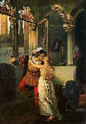Francesco Hayez Romeo und Julia France oil painting artist